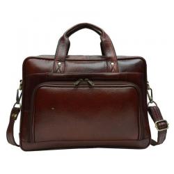 Hammonds Flycatcher Brown Leather Office Bag