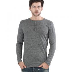 Duke Grey Polo Neck T Shirt